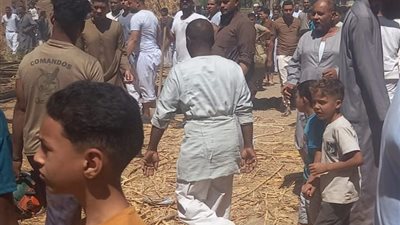 نفوق 4 رؤوس ماشية.. اندلاع حريق هائل داخل 3 منازل وحوش في مركزين بقنا