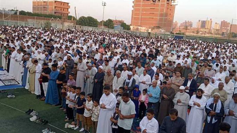 صلاة عيد الأضحى بالمنيا