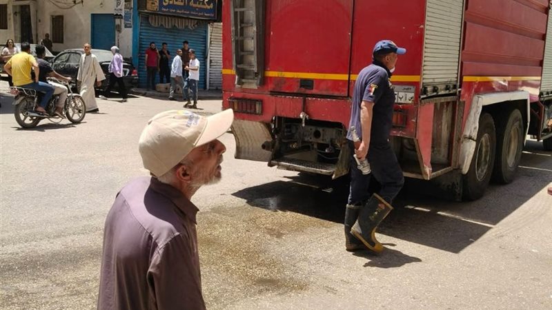 حريق داخل شقة سكنية في قنا
