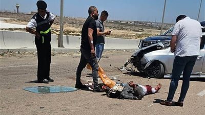 مصرع وإصابة 4 أشخاص في انقلاب سيارة ملاكي بالإسكندرية 