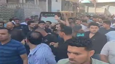 جنازة مهيبة للقارئ الشيخ محمد الإمام حسين في أولاد صقر بالشرقية 