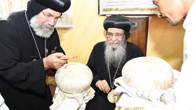 احتفالات عيد القديس الأنبا أبرآم بديره بالعزب في الفيوم