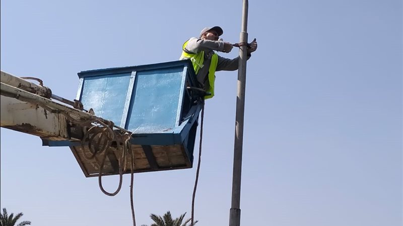 جانب من اعمال الصيانة