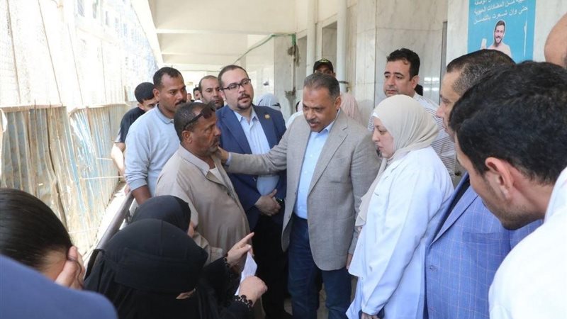 جولة المحافظ بالمستشفي