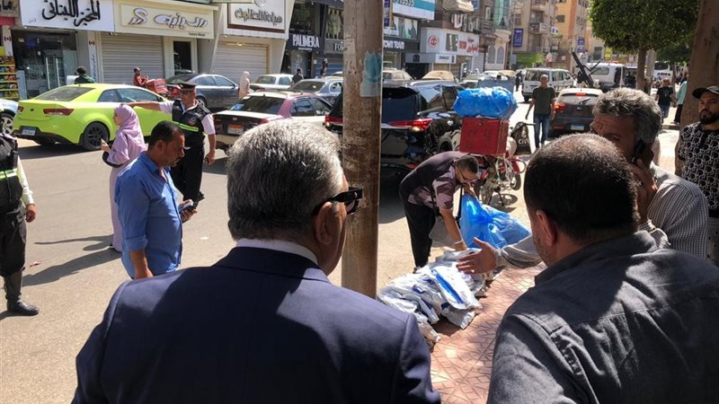 حملة بشوارع غرب المنصورة
