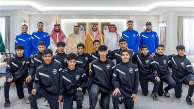 موسى الشمري يلتقي نائب أمير الجوف بعد إنجاز أكاديمية أجيال