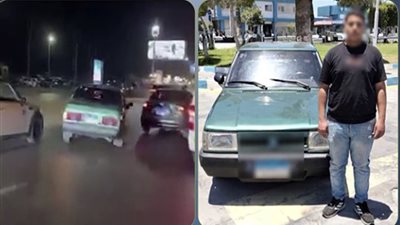 بعد تداول الفيديو.. ضبط قائد سيارة ملاكي للاستعراض بأحد شوارع الإسكندرية