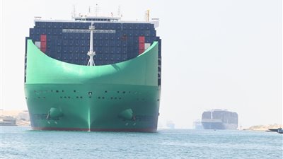 في حدث ملاحي مهم.. عبور CMA CGM NOTRE DAME من قناة السويس