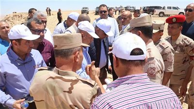 وزيرا النقل والكهرباء في جولة ميدانية موسعة بسيناء والسويس