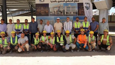 تجهيزًا للافتتاح.. محافظ المنيا يتابع التشطيبات النهائية بمشروع تطوير منطقة الحبشي
