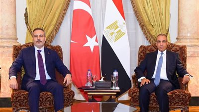 وزير الخارجية يلتقي نظيره التركي على هامش اجتماع الأطراف الإقليمية الأربعة بالقاهرة