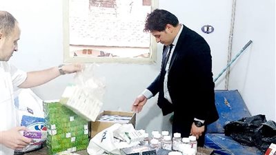 غلق وتشميع مركز تغذية علاجية يديره فني تمريض بسمسطا في بني سويف 