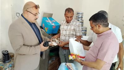 ضبط 10 أطنان ملح فاسد و2.7 طن أرز غير مطابق في حملة بالمنيا