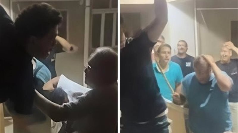 معركة بالشوم والأسلحة