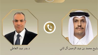وزير الخارجية يبحث مع نظيره القطري التطورات الإقليمية