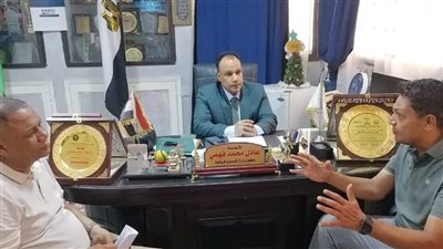 وكيل الشباب والرياضة بالفيوم يستقبل المدير التنفيذي لنادي بريميرو للاستعداد لإذاعة المباراة المقبلة