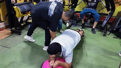 تدريبات الجيم تشعل حماس شباب بني سويف ضمن مبادرة التأهيل العسكري والرياضي