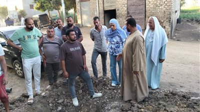 سيارات مياه نقية لخدمة أهالي 6 قرى متأثرة بانقطاع المياه في بني سويف