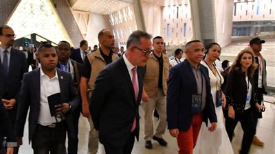 رئيس جمهورية مدغشقر يزور المتحف المصري الكبير