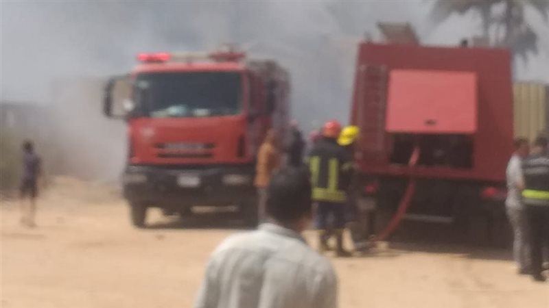 حريق شونة بلاستيك