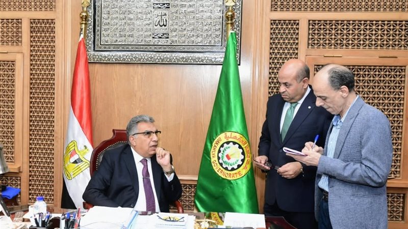 محافظ الدقهلية ووكيل