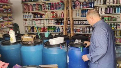 ضبط 13 ألف لتر مواد بترولية و4.5 طن سماد و6 شكائر دقيق بالمنيا