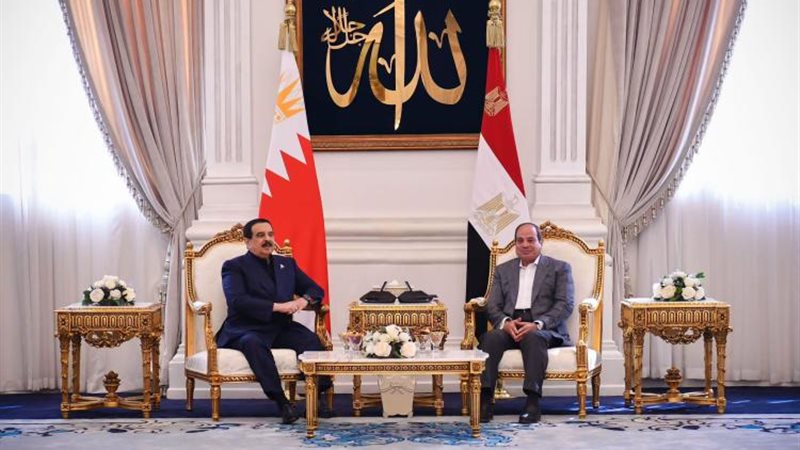 الرئيس السيسي وملك