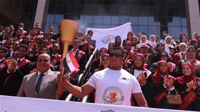 رئيس جامعة المنيا يعلن انطلاق شعلة «أسبوع شباب الجامعات الـ14» في 31 جامعة