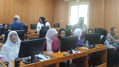 3 معامل حاسب آلي تستقبل طلاب المرحلة الثانية بجامعة بني سويف يوميًا