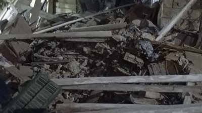 انهيار أجزاء من عقار بمنطقة الجمرك فى الإسكندرية دون إصابات 