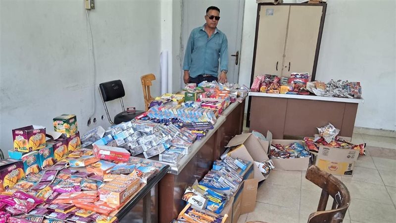 المضبوطات خلال الحملة
