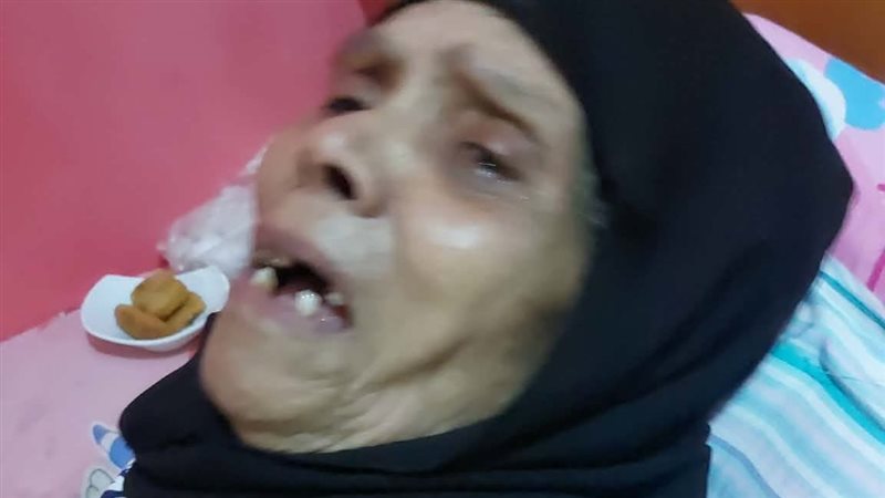السيدة المسنة بالدقهلية