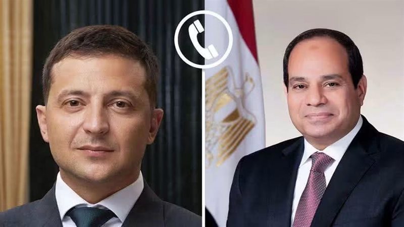 الرئيس عبد الفتاح السيسي ونظيره الأوكراني 