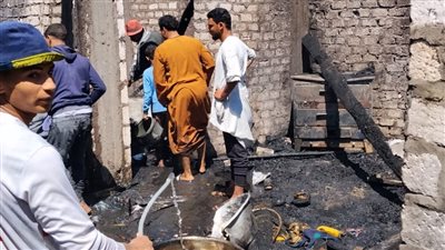 مصرع سيدة وإصابة آخر في حريق مروع داخل منزل ببني سويف