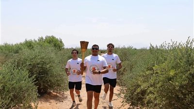 شعلة أسبوع شباب الجامعات والمعاهد العليا الـ14 تصل جامعة الغردقة