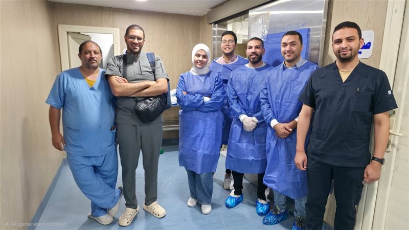 الطاقم الطبى