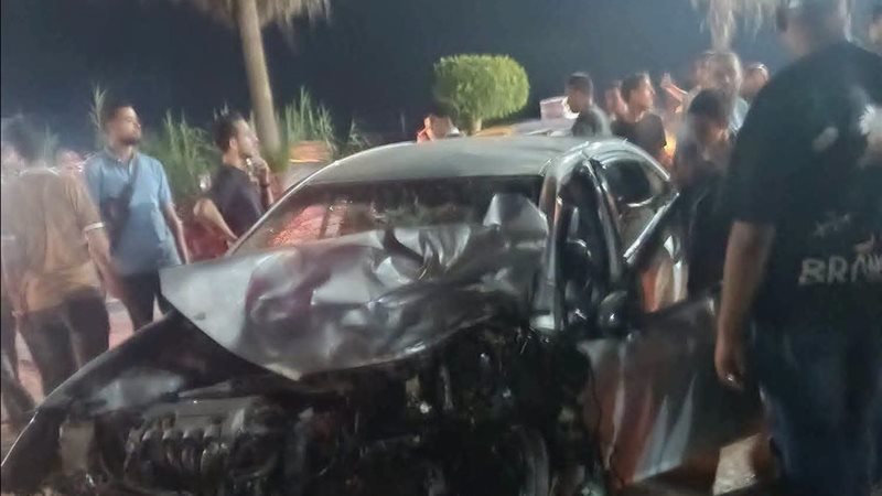 حادث سيارة ملاكي