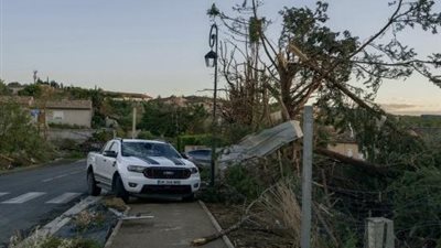 إعصار يضرب جنوب غربي فرنسا ويصيب 41 شخصا ويدمر مئات المنازل