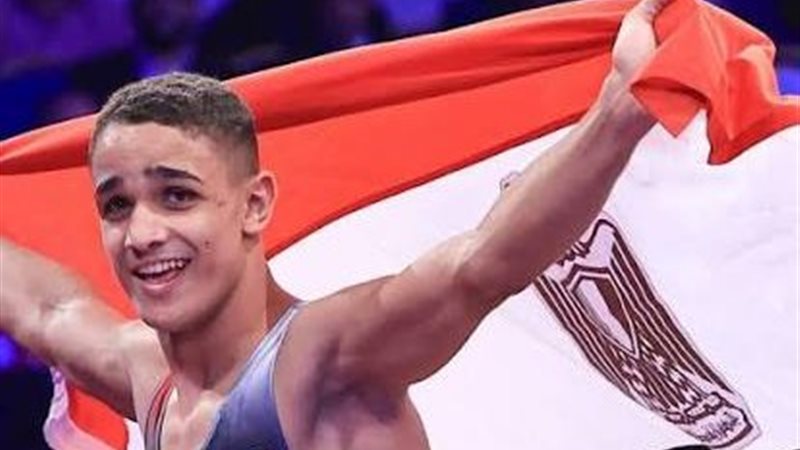 لاعب المصارعة المصري