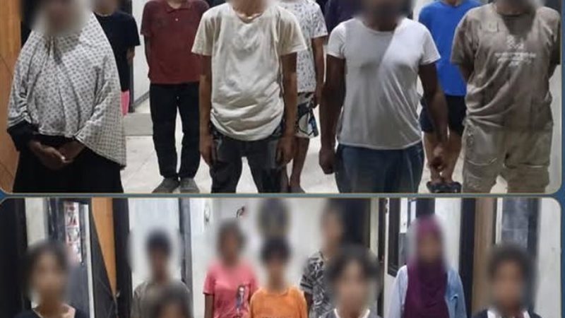المتهمين والأطفال