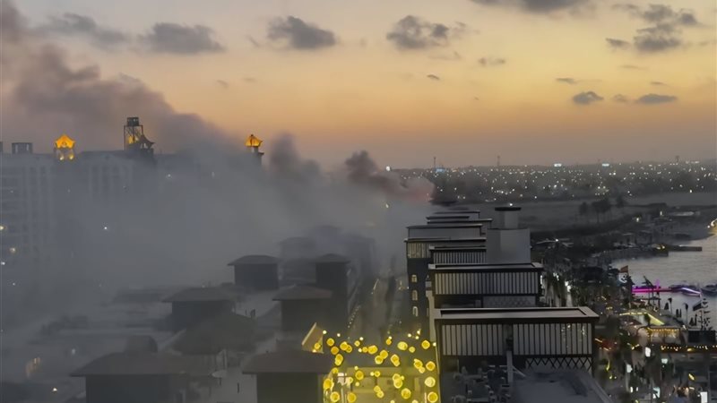 حريق بورتو مارينا