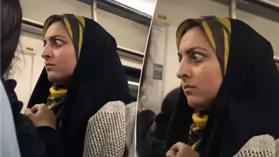 «اتركونا وشأننا».. خناقة بين شرطة الآداب وعدد من النساء داخل مترو أنفاق بإيران بسبب الحجاب