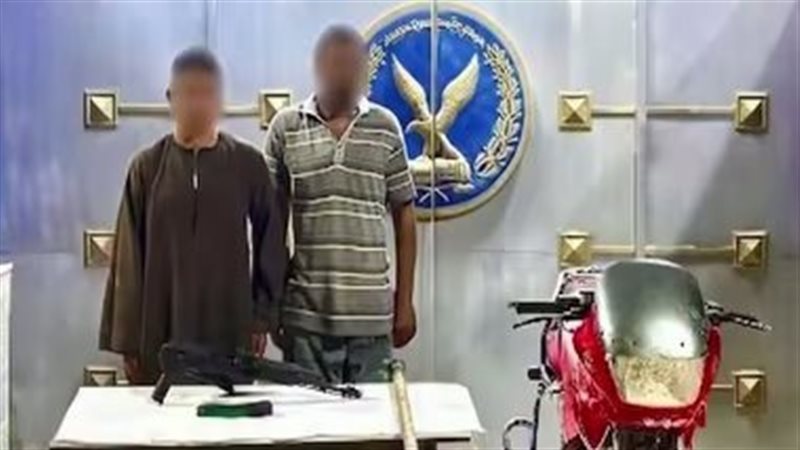 المتهمين والمضبوطات