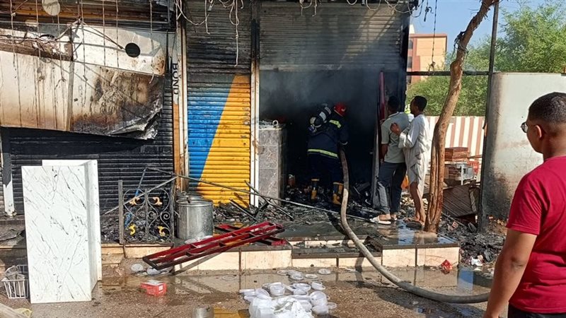 السيطرة على حريق