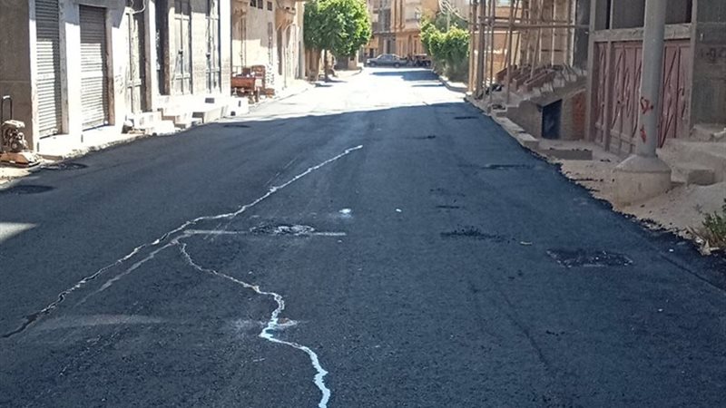 رصف شارعي التحرير