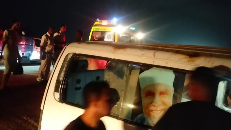 جانب من الحادث 