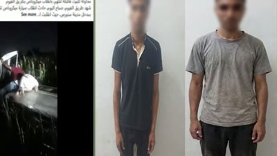 محاولة سرقة بالإكراه تنتهي بانقلاب ميكروباص في الفيوم.. ضبط المتهمين وحبسهم