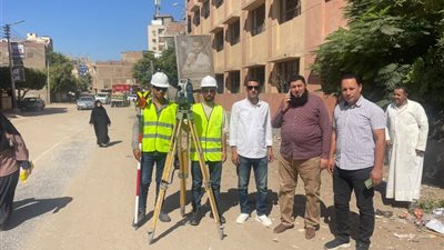 خطوة جديدة لتوصيل الغاز الطبيعي.. بدء رفع الخرائط المساحية بمنازل فيديمين والسيليين والتوفيقية