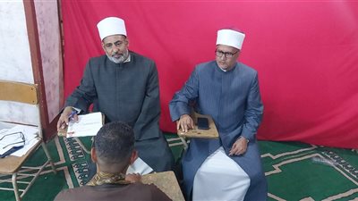 استمرار مقابلات خطباء المكافأة على غير بند التحسين بمديرية أوقاف سوهاج