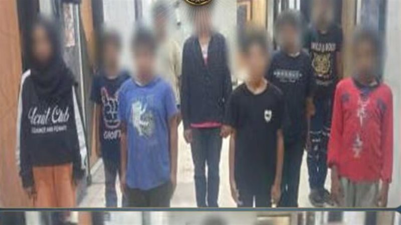 المتهمين والأطفال